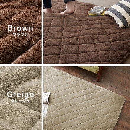 あったか極厚ラグ用 フランネルカバー 200×240 洗える 洗濯可 カバー単品 極厚 ラグ ラグマット カーペット 絨毯 オリーブ