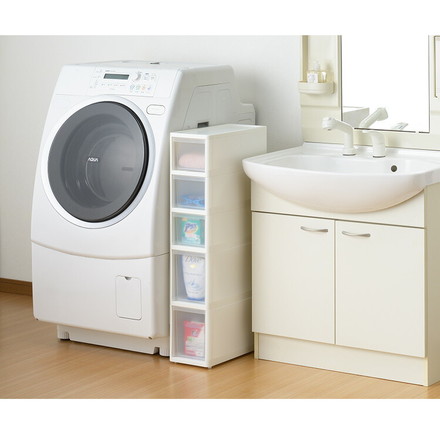 リセ スリムストッカー 幅18cm 引出し5段 S3M2 日本製 JEJ ジェイイージェイ すき間収納 隙間