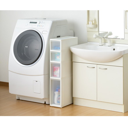 リセ スリムストッカー 幅18cm 引出し4段 S2M1L1 日本製 JEJ ジェイイージェイ すき間収納 隙間