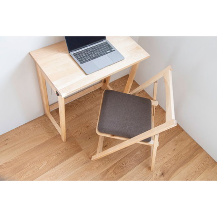 天然木 収納式 折りたたみチェア ゆったり座面 ダイニングチェア 1脚 折り畳み チェア 椅子 イス フォールディングチェア スリム