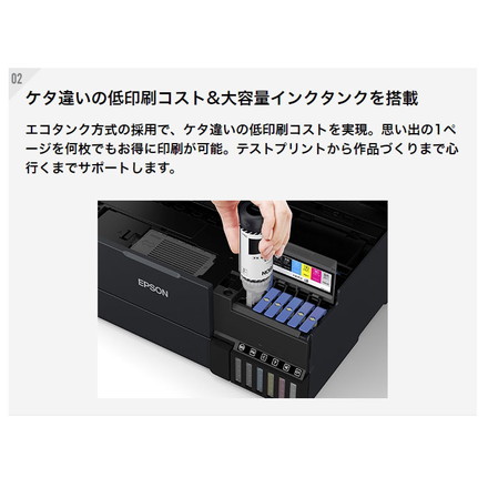 エプソン EPSON A4複合カラープリンター エコタンク搭載 EW-M873T