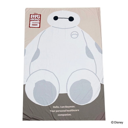 ディズニー 布団カバー2点セット シングルロングサイズ ベイマックス シングルサイズ 掛布団カバー1枚 枕カバー1枚