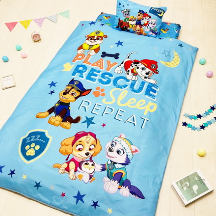 ジュニア敷布団カバー パウ・パトロール パウパト キャラクター 子供 こども ジュニア 子ども キッズ