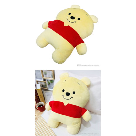 ディズニー 抱きしめやすいフラットな抱き枕 ふらぴろ ベイマックス プー グリーンメン ミッキー ぬいぐるみ 抱き枕