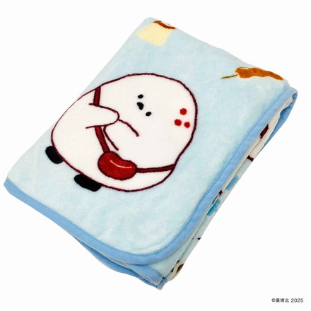 MORIPiLO ひざ掛け ブランケット シマエ大福 グッズ シマエナガ ふわふわ もこもこ ぽかぽか 毛布 寝具
