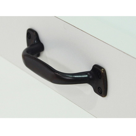 白井産業 デリジオ キッチンラック 幅50 スリム レンジ台 スライドレール 収納 北欧 アンティーク