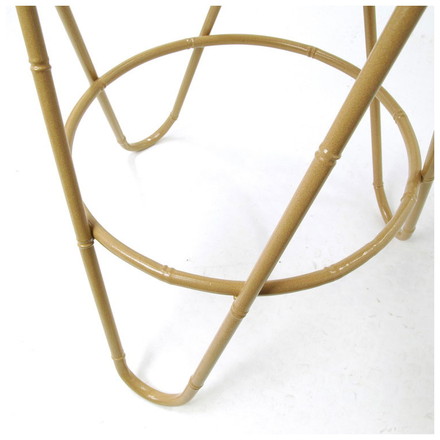 ラタン ラウンドテーブル Sサイズ 天板36cm 高さ51cm サイドテーブル プランター台 ディスプレイテーブル