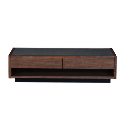 センターテーブル 国産 幅120cm メラミン素材 防汚 耐熱 傷に強い お手入れ簡単 引き出し 収納 オープン収納