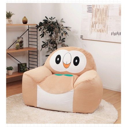 日本製 モクローソファ フロアソファ ローソファー 1人掛け ポケモン 国産 ハイバック ビーズ ビーズソファ