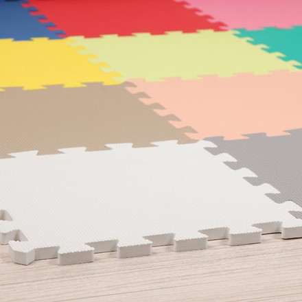 ユノックス 30cm ジョイントマット 8枚 WH 14-015