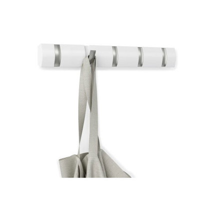 umbra アンブラ フック 5連 フリップフック ウォールハンガー 壁面収納 収納 コート バッグ ハンガー