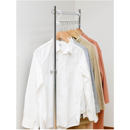 ハンガーラック ナナメ掛け用ハンガー 2個入り 日本製 衣類収納 収納 奥行き スリム 衣類ハンガー 省スペース