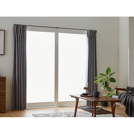 カーテンレール シングル 0.6～1m 1.1～2m 1.6～3m 2.1～4m 伸縮レール トーソー TOSO ブラウン 0.6～1m