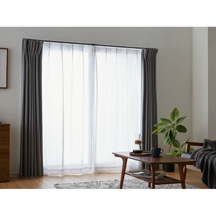 カーテンレール ダブル 0.6～1m 1.1～2m 1.6～3m 2.1～4m 伸縮レール トーソー TOSO ブラウン 1.1～2m