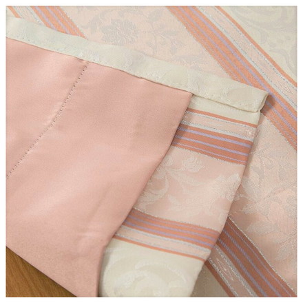 カーテン ドレープカーテン 3級遮光 花柄 リーフ柄 ストライプ 裏地付き 省エネ 遮光 ドレープカーテン グリーン 幅150cm×丈230cm1枚