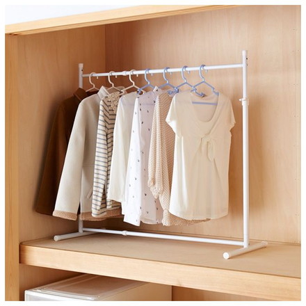 伸縮押入れハンガー 白 OHW-10 平安伸銅工業