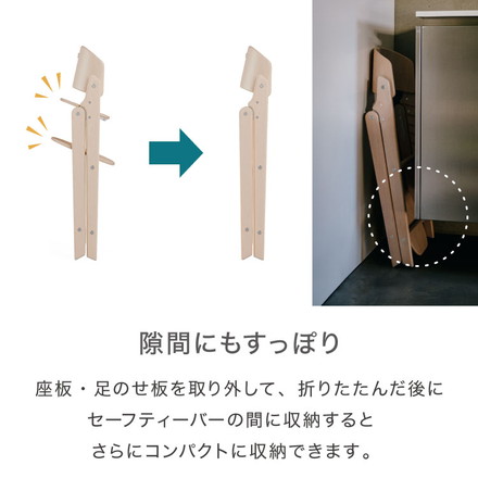 【正規品】クリック&フォールド Click&Fold チェア単品 正規品 本体 2年保証 Cybex サイベックス クリックアンドフォールド ベビー キッズ 椅子 イス 高さ調整 子供椅子 離乳食 インテリア 折りたたみ 折りたたみ椅子 オールホワイト