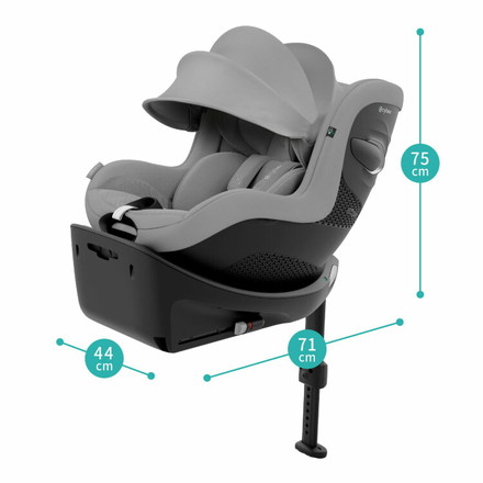 サイベックス チャイルドシート シローナ Gi i-Size ベビーシート 新生児から 4歳頃まで cybex GOLD カーシート SIRONA ISOFIX ストーングレープラスJP