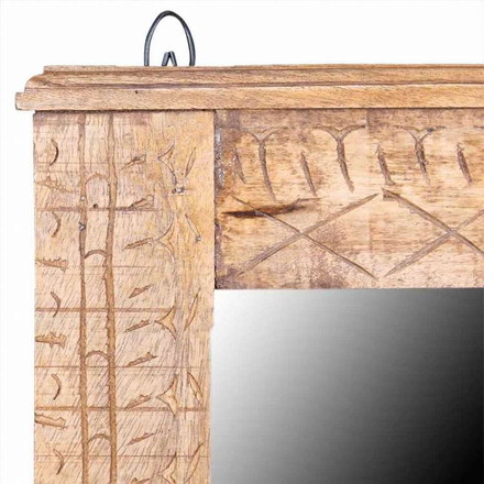 vidaXL バスルームキャビネット ミラー付き マンゴー無垢材家具 家具セット バスルーム家具セット