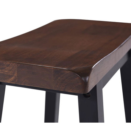 vidaXL バー3点セット MDF製 ブラック 家具 家具セット キッチン ダイニング 家具 Sets