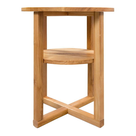 vidaXL サイドテーブル 40x50 cm オーク無垢材家具テーブルアクセントテーブルエンドテーブル