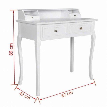 vidaXL モダン化粧台家具 キャビネット&収納 洗面・化粧台ユニット 寝室用化粧用テーブル