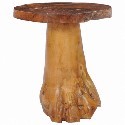 vidaXL コーヒーテーブル 40x40cm チーク無垢材家具 テーブル アクセントテーブル コーヒーテーブル