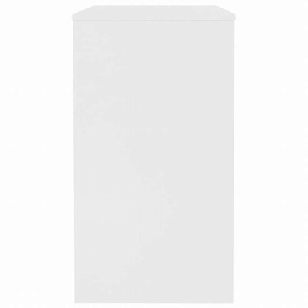 vidaXL デスク ホワイト 90x40x72cm エンジニアリングウッド家具 オフィス家具 デスク
