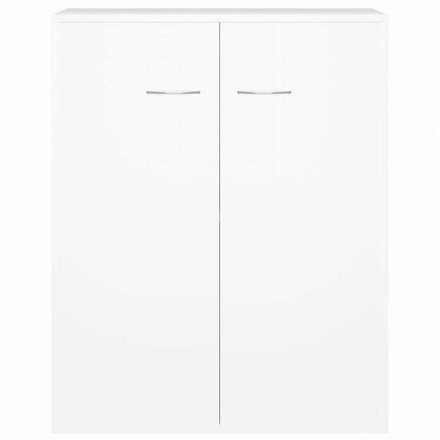 vidaXL サイドボード 白色 60x30x75cm パーティクルボード家具 キャビネット&収納