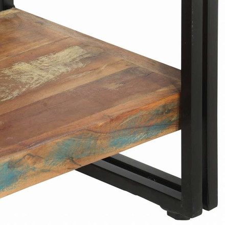 vidaXL 5段 書棚 90x30x180cm 無垢の再生木材家具 棚 本棚・オープンラック