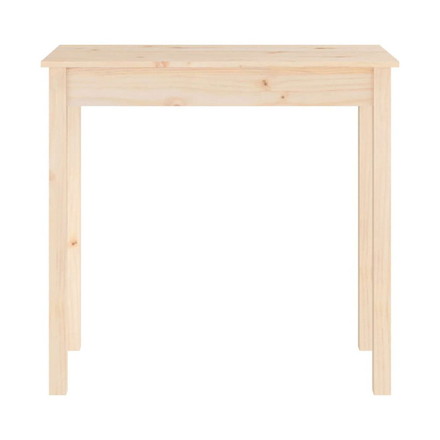 vidaXL コンソールテーブル 80x40x75 cm パイン無垢材家具テーブルアクセントテーブルエンドテーブル
