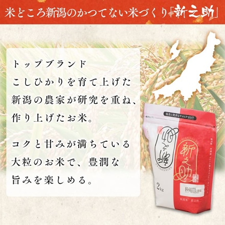 新潟県産 アイリスの低温製法米 新之助 8kg(2kg×4袋)