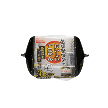 アイリスフーズ 低温製法米のおいしいごはん 新潟県 魚沼産 コシヒカリ 150g×24食パック（3食パック×8袋）