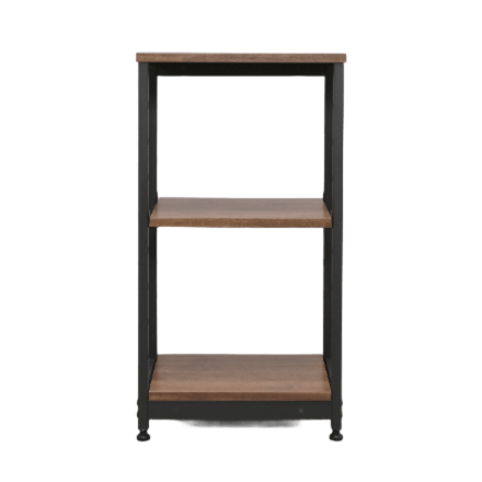 アイリスオーヤマ スチールウッドラック 幅42cm SWR-4280 ブラウン