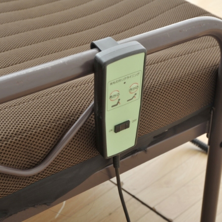 YAMAZEN 電動折りたたみベッド CEB-8S ダークブラウン