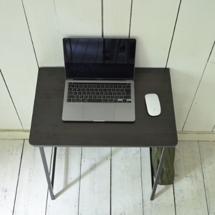 YAMAZEN ミニマルデスク GSD-6040(DBR/BK4) ダークブラウン/ブラック