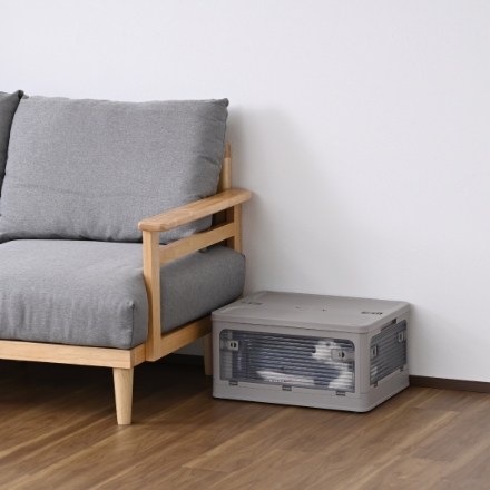 YAMAZEN フルオープンボックス SFOB-M(GG) グレージュ