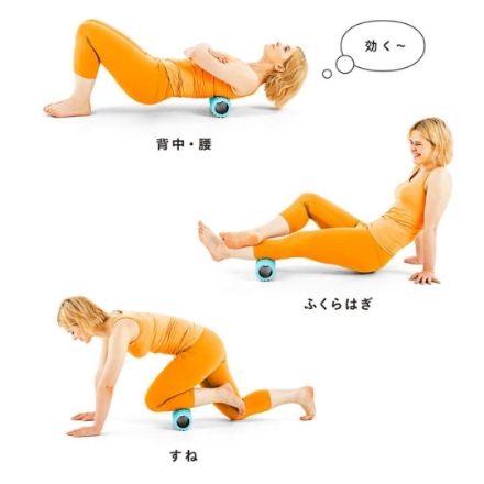 フィットネス サクライ貿易(SAKURAI) erugam (エルガム） お尻ほぐして。指圧ローラー 54187