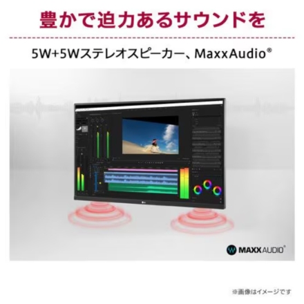 PCモニター LGエレクトロニクス 31.5型 LG UltraFine Display Ergo 4K HDR 32UN880K-B ブラック