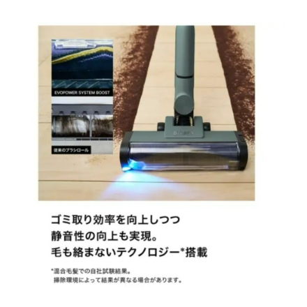 ステック掃除機 シャーク EVOPOWER SYSTEM BOOST LC600JGN アッシュグリーン