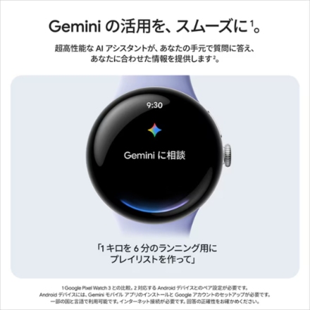 【勝間家電掲載】Google Pixel Watch 4 45mm GA09962-US Matte Black