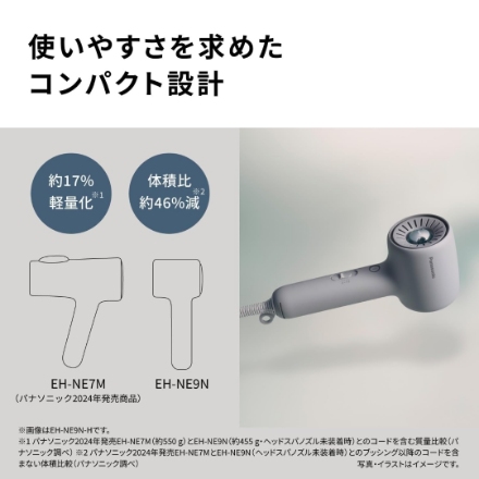 ドライヤー パナソニック イオニティ EH-NE9N-W モダンホワイト