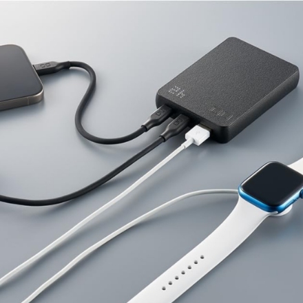 モバイルバッテリー CIO SMARTCOBY Pro SLIM SS CIO-MB35W2C1A-SSA10K-S-BK ブラック