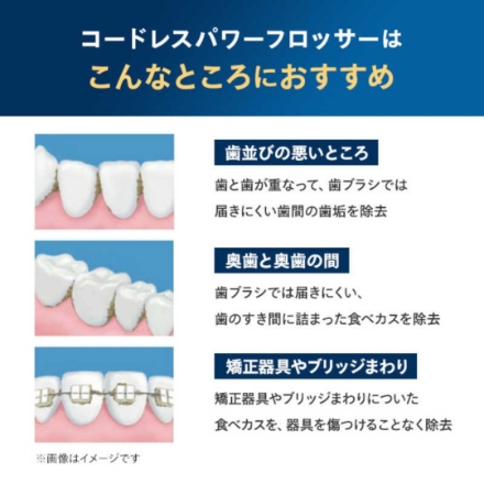 電動歯ブラシ フィリップス ソニッケアー コードレスパワーフロッサー3000 HX3823/31 ホワイト