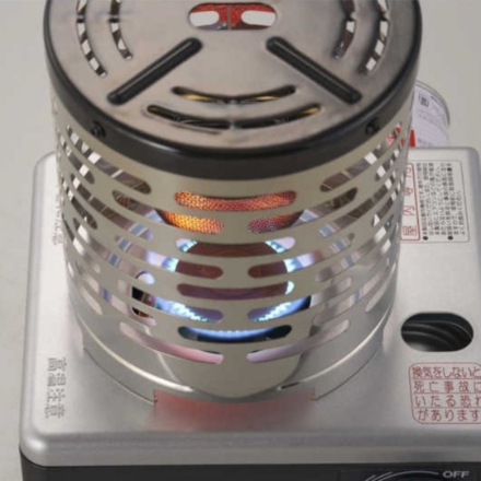 アウトドアコンロ イワタニ イザまる マルチこんろ ガスストーブにもなる CB-IZ-1 マットブラック