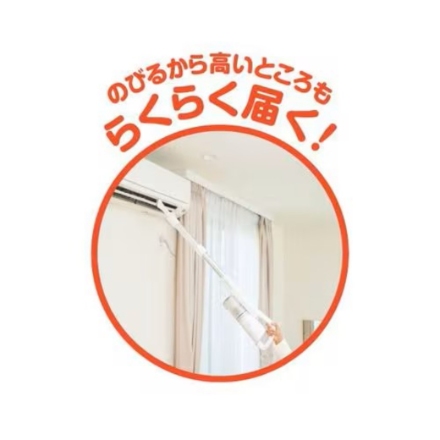 AQUA スティック掃除機 のび～るスティック AQC-PX2B-W ホワイト