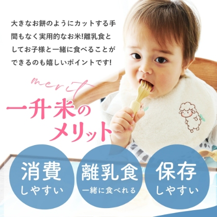 選べる一升米 4点セット 選び取りカード 1歳 誕生日 お祝い 小分け メモリアルカード (ニュアンス)