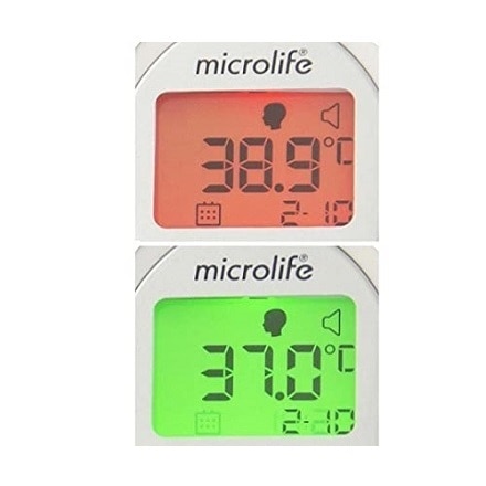 アズワン ナビス Microlife 非接触体温計 NC200 検温1秒 バックライト付 保管ケース付 約1秒で測定 (7-7576-01)