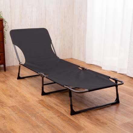 枕・ごろ寝座布団リクライニングベッド ネイビー