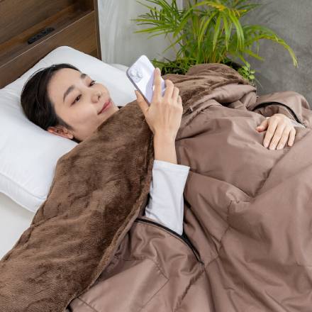 あったか5WAYトリプルウォーム寝袋 2枚組 シュラフ 着る寝袋 フリース生地